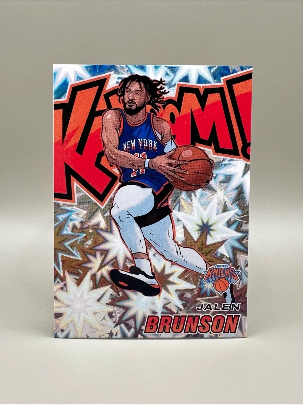 Jalen Brunson 2024/25 Panini Kaboom #13 Novelty Basketball Card.